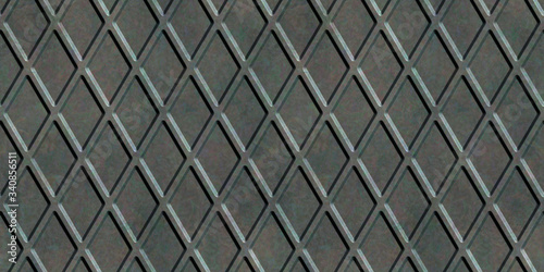 Metal floor plate backgroun...