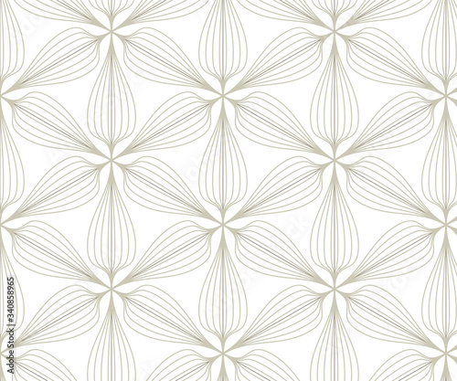 Repeating petals vector pattern, repeating flower