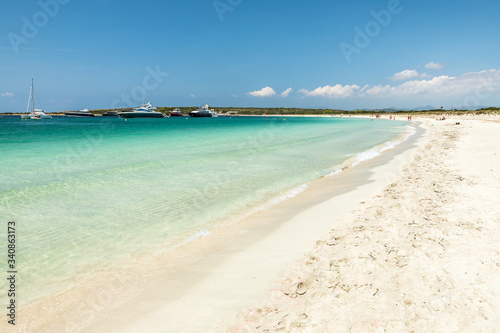 Espalmador island. A tiny Balearic island that lies between Ibiza and Formentera with beautiful S Alga beach. Spain.