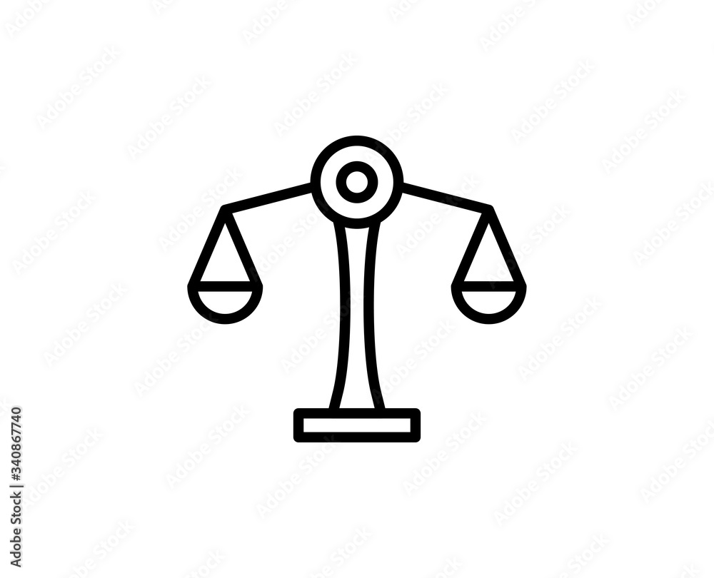 Libra line icon Libra line icon