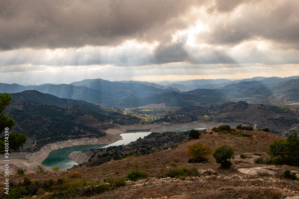 Panoramic view of Siurana village in Catalonia, Spain Panoramic view of Siurana village in Catalonia, Spain