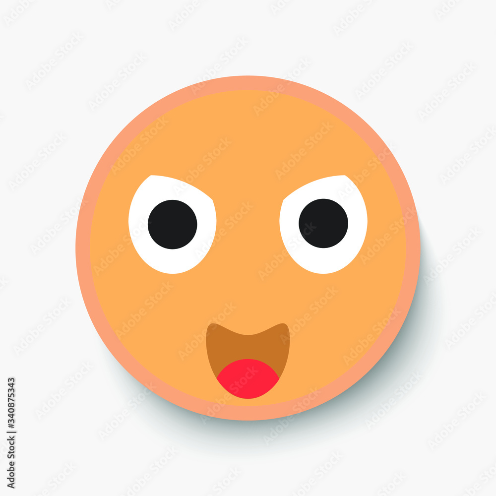 Emoji face, illustration icon emotion, vector evil, joy. Emoji face, illustration icon emotion, vector evil, joy.