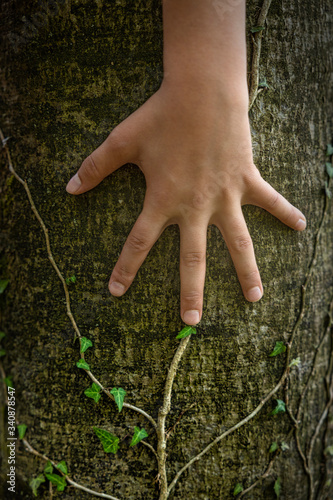 Taking care for nature, go green.