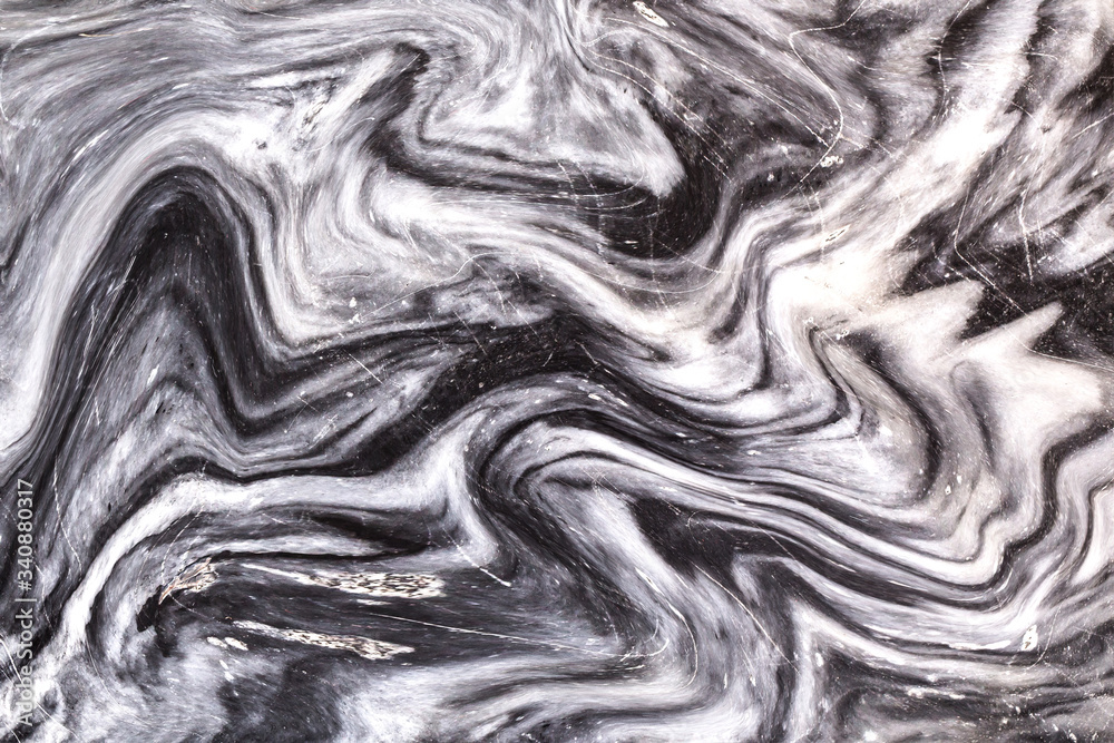 Black Marble ink texture acrylic painted waves texture background. pattern can used for wallpaper or skin wall tile luxurious.