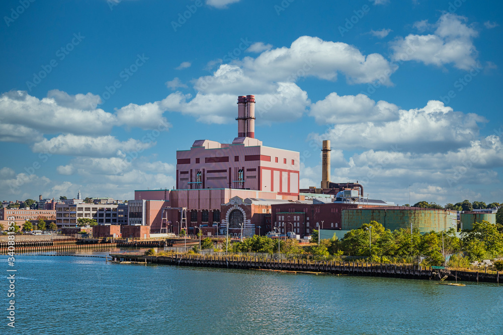 New Boston Steam Electric Plant by Harbor New Boston Steam Electric Plant by Harbor