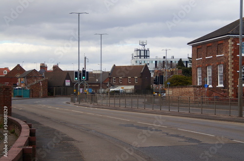 Main road with no traffic during lockdown. Boston Lincolnshire © Tony