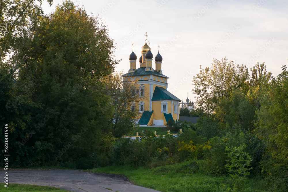 Murom. Church of St. Nicholas the Wonderworker (Nikolo-Naberezhnaya, Nikola Wet) on a summer evening Murom. Church of St. Nicholas the Wonderworker (Nikolo-Naberezhnaya, Nikola Wet) on a summer evening