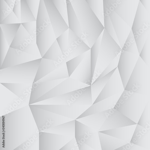 Gray abstract polygon background