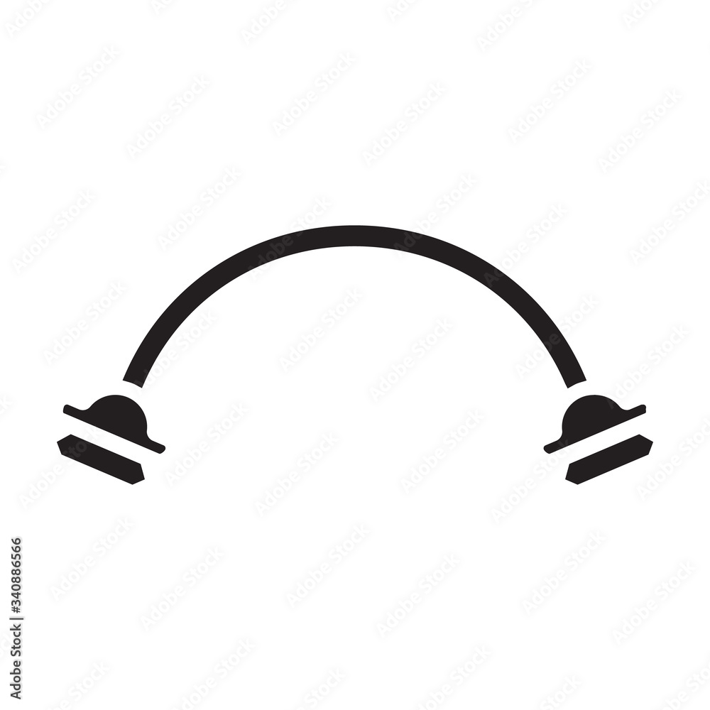 Jewel for pierced vector icon.Black vector icon isolated on white background jewel for pierced . Jewel for pierced vector icon.Black vector icon isolated on white background jewel for pierced .