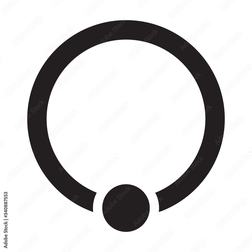 Jewel for pierced vector icon.Black vector icon isolated on white background jewel for pierced . Jewel for pierced vector icon.Black vector icon isolated on white background jewel for pierced .
