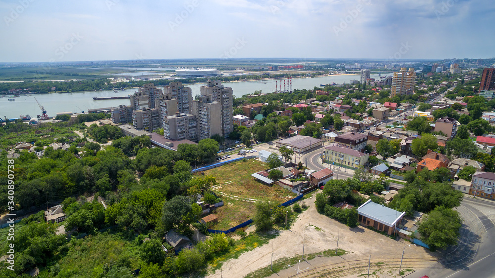 Fototapeta premium The area on the banks of the Don River. Rostov-on-Don. Russia