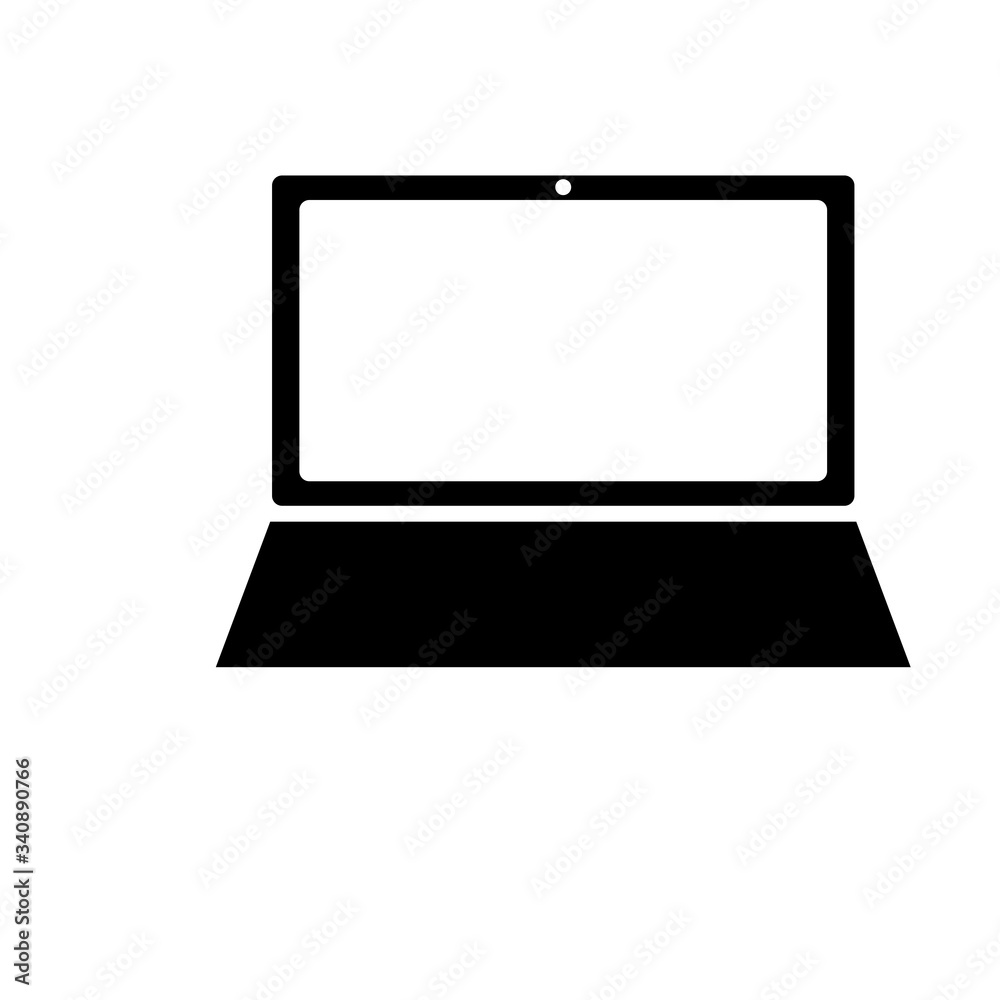 Laptop And Connection Icon Vector Design Template Laptop And Connection Icon Vector Design Template