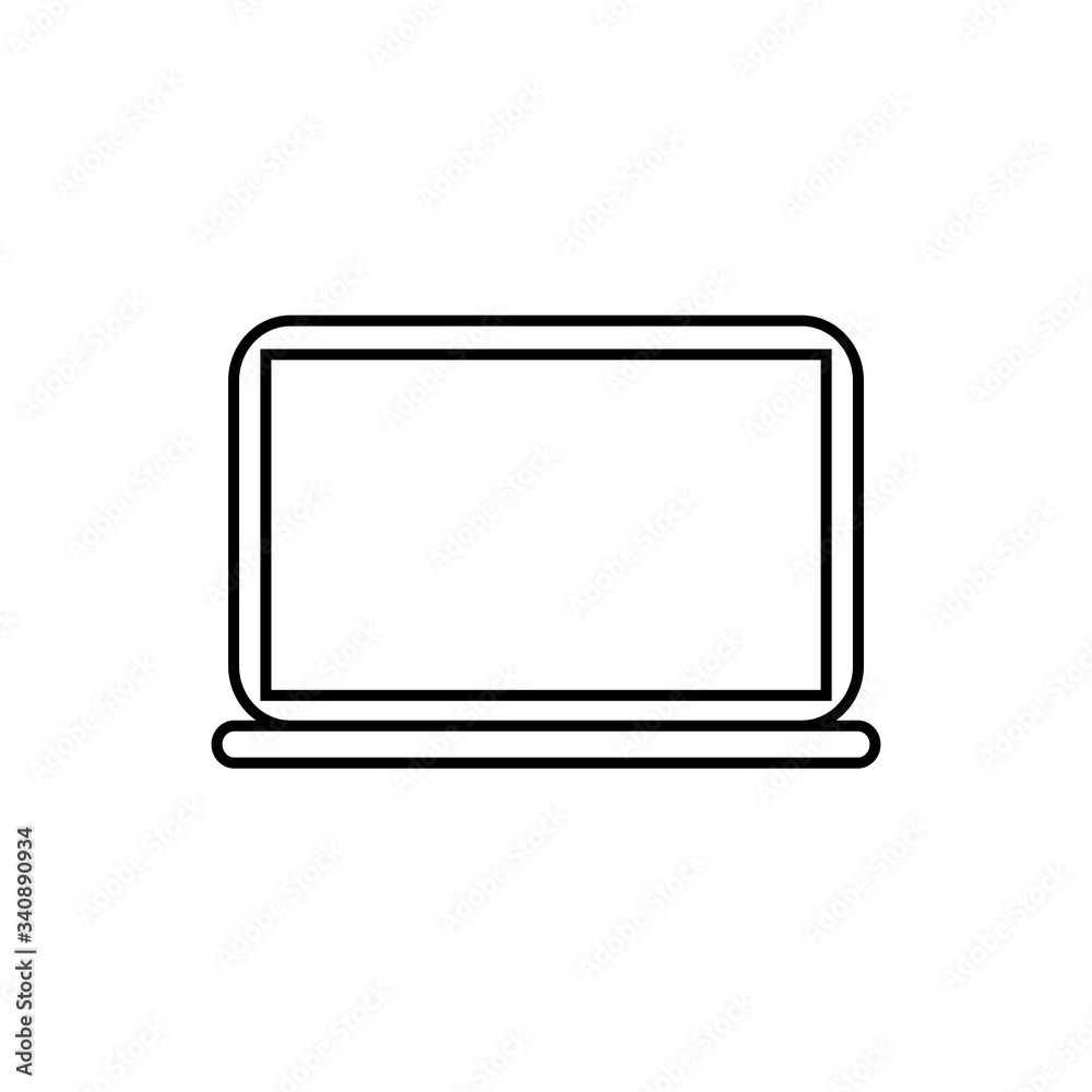 Laptop And Connection Icon Vector Design Template Laptop And Connection Icon Vector Design Template