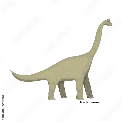 Ancient dinosaur vector icon.Cartoon vector icon isolated on white background ancient dinosaur.