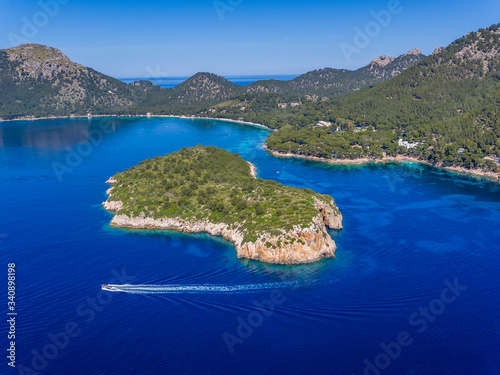 Spectacular day in the bay of Formentor in Mallorca