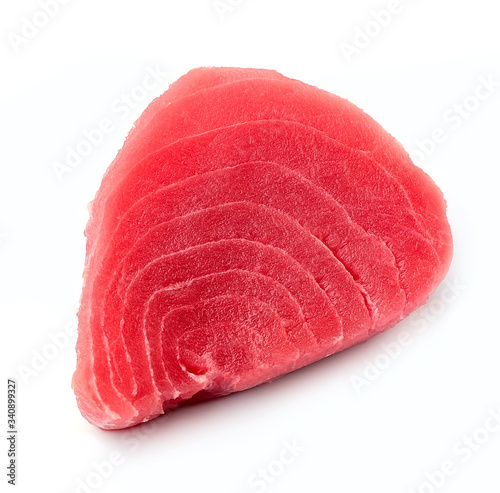 Steak of  tuna fish.