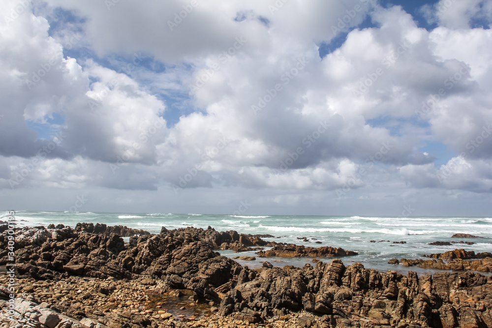 Cape Agulhas, the sourthern most tip of Africa and where the two oceans meet Cape Agulhas, the sourthern most tip of Africa and where the two oceans meet