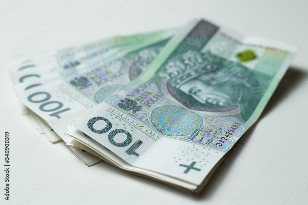 Polski złoty, złotówka, waluta, pieniądze, gotówka Polski złoty, złotówka, waluta, pieniądze, gotówka