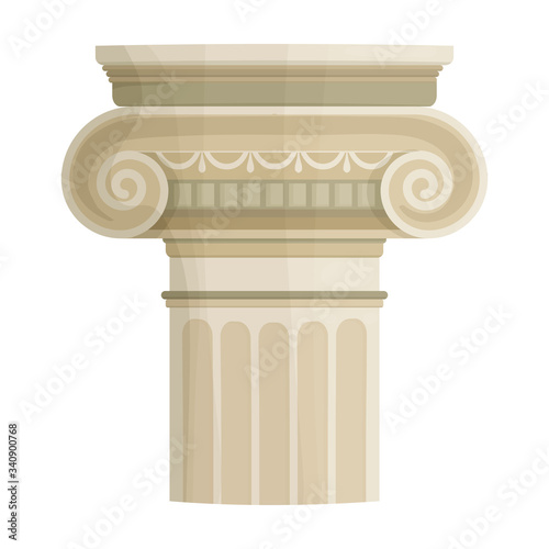 Vászonkép Pillar column vector icon