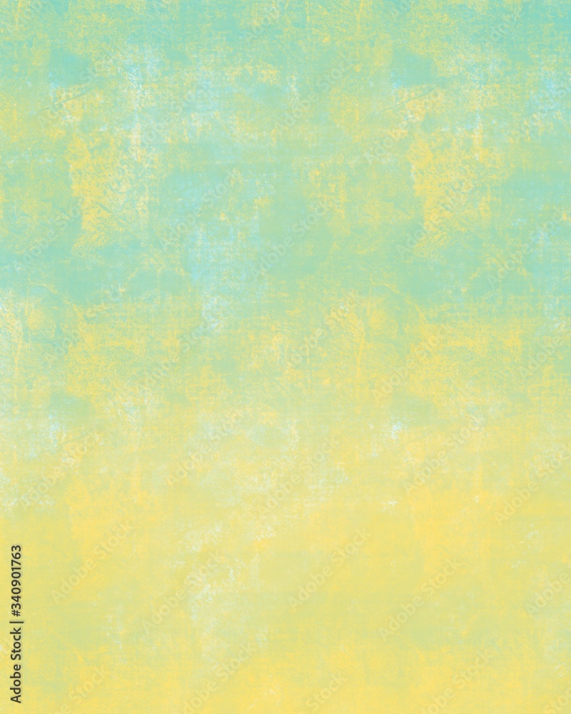 Yellow-and-turquoise background pastel texture