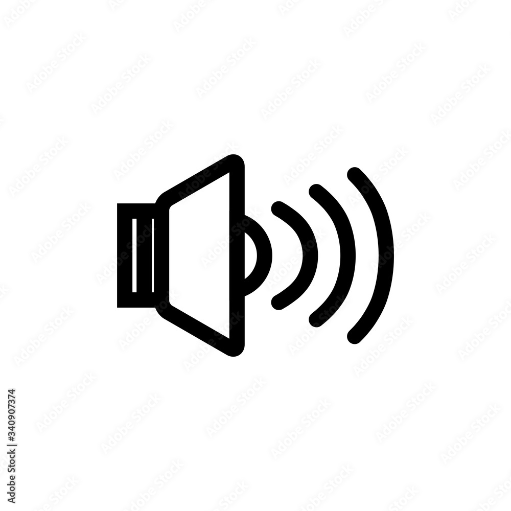 Sound Icon Vector Design Template Sound Icon Vector Design Template