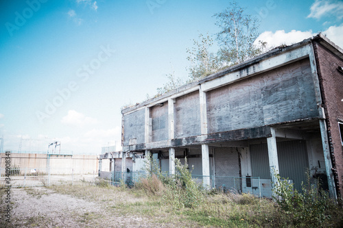 Photos Abandoned buildings near power plant 2