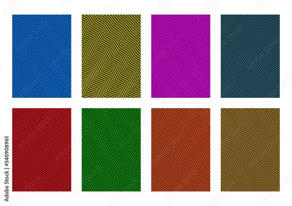Set of abstract background vector design templates Set of abstract background vector design templates