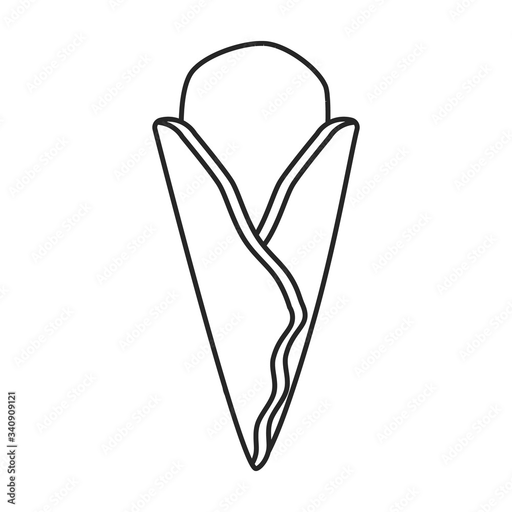 Waffle with bubble vector icon.Outline vector icon isolated on white background waffle with bubble. Waffle with bubble vector icon.Outline vector icon isolated on white background waffle with bubble.