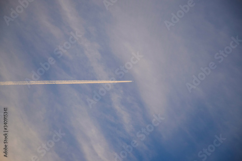 rocket plane ride to the blue sky as air transportation technology