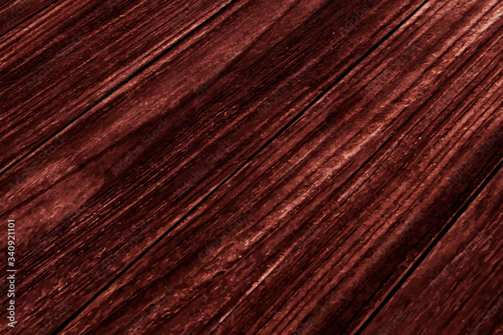 Naklejka premium Dark wooden floor
