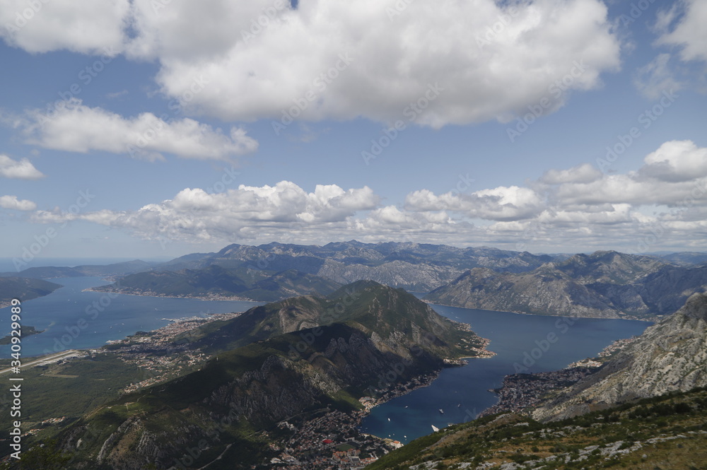 view of the mountains