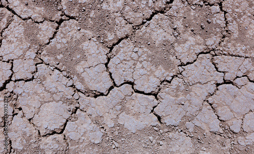 Dry ground surface texture background