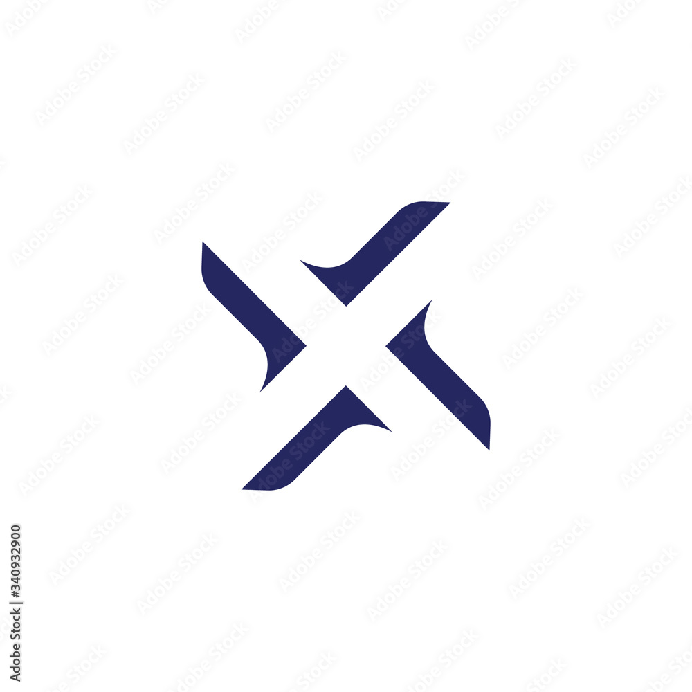 Letter X logo icon design template elements. Letter X logo icon design template elements.