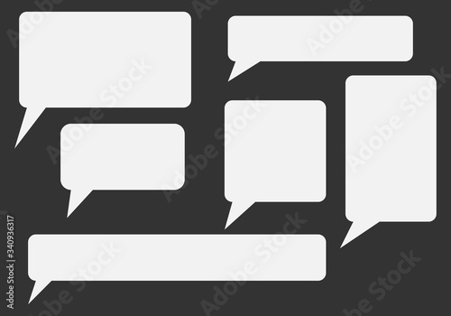 Bocadillo vacío de hablar o conversar.