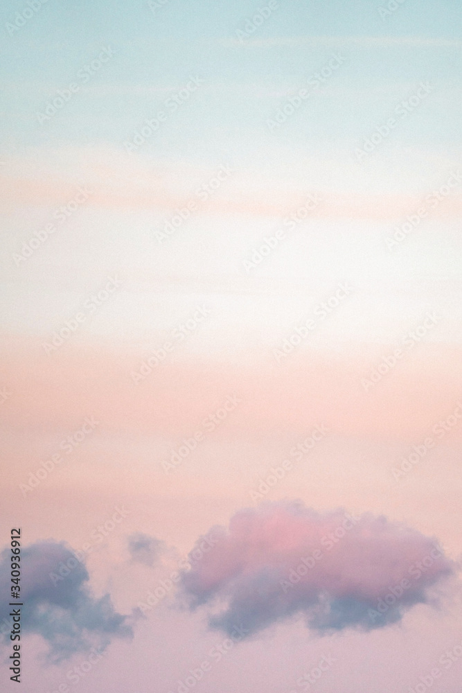 Pastel colored sky Pastel colored sky