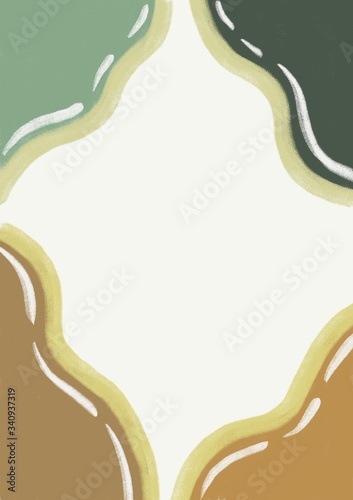 vintage background with frame