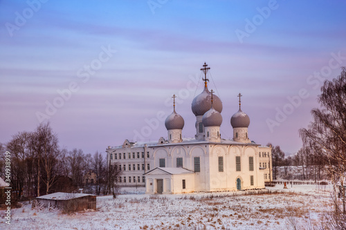 Transfiguration Cathedral in Belozersk, Russia photo