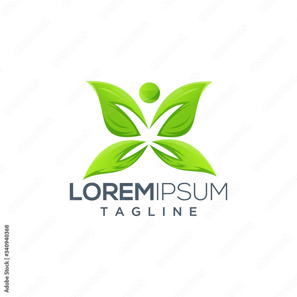colorful butterfly logo design illustration colorful butterfly logo design illustration