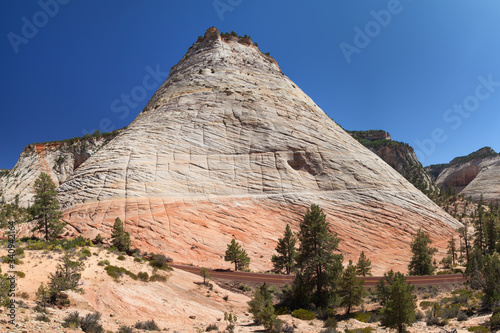 Checkerboard Mesa in Zion National Park photo