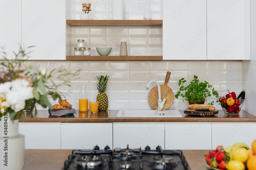 Beautiful kitchen interior Beautiful kitchen interior