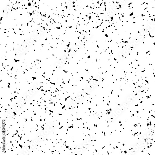 Scattered 	
tealeaf on white background. Grunge surface vector texture.
