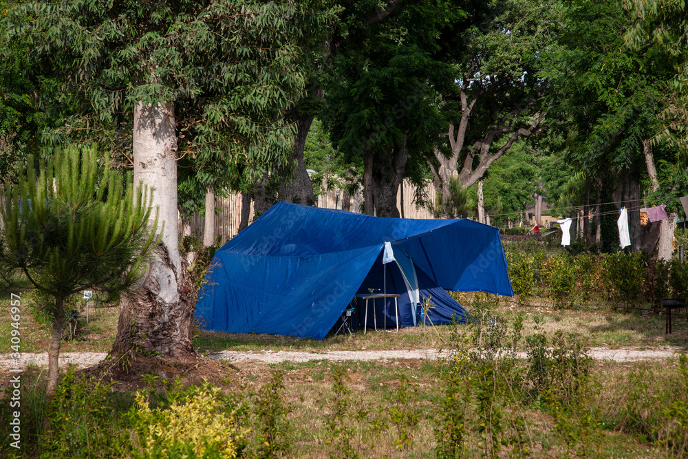 camping, campeggio camping, campeggio