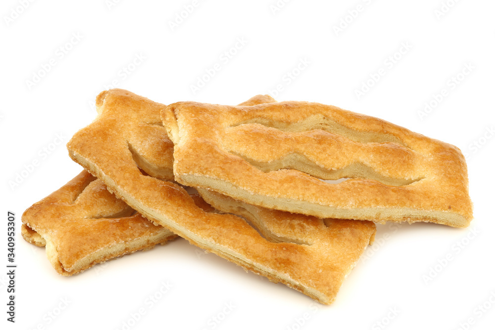traditional sugar coated Dutch cookies called traditional sugar coated Dutch cookies called