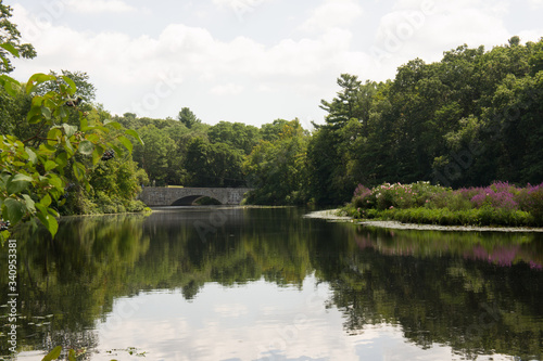 Charles river from the charles river peninsula in Natick MA