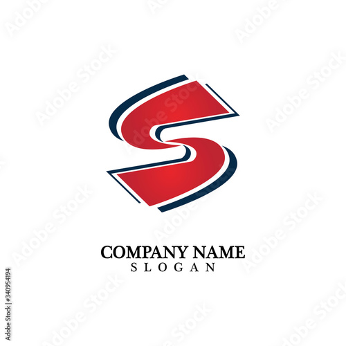 Free Download Business corporate letter S logo design vector. - GFXLoad