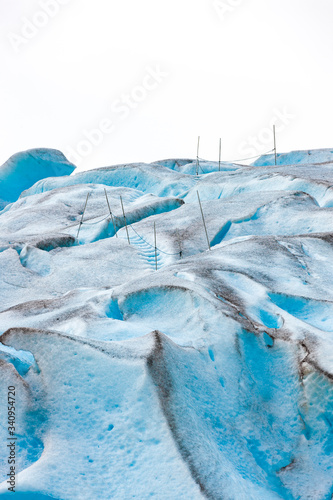 Gletscher Nigardsbreen in Norwegen, Skandinavien