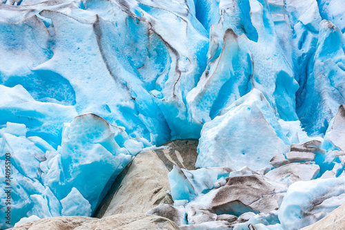 Gletscher Nigardsbreen in Norwegen, Skandinavien