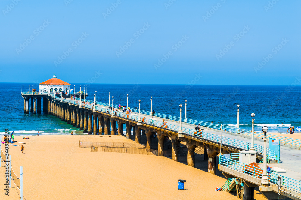 Obraz premium Manhattan Beach Pier, California USA