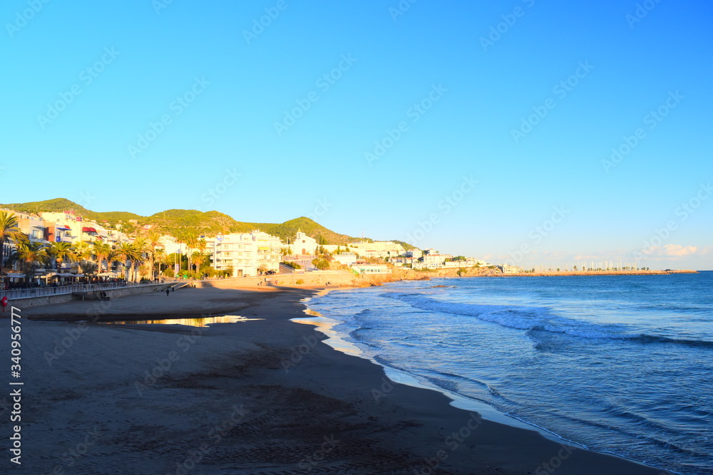 beach in the morning beach in the morning