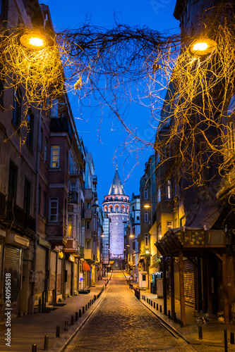 Galata Tower in Istanbul, Turkey